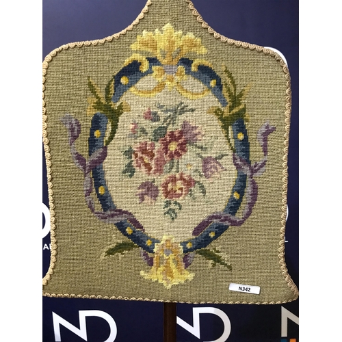 83 - EMBROIDERED FIRE SCREEN