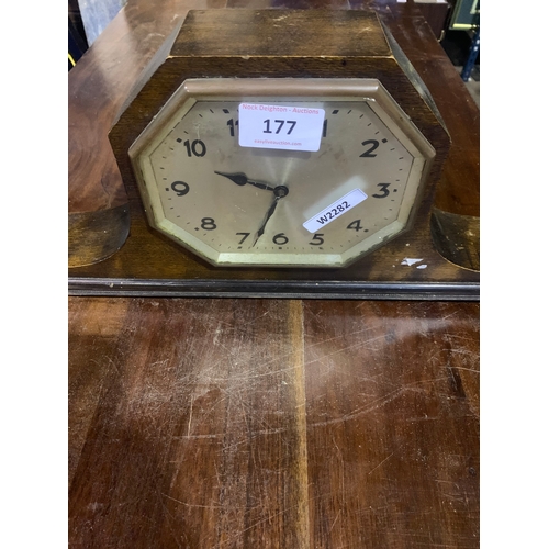 177 - 1 MANTLE CLOCKS