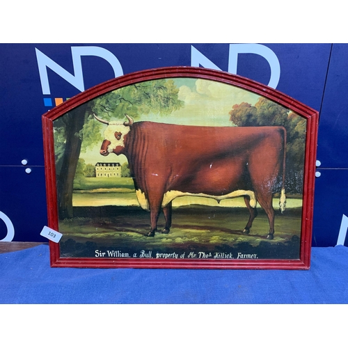 103 - BULL ADVERTISEMENT BOARD