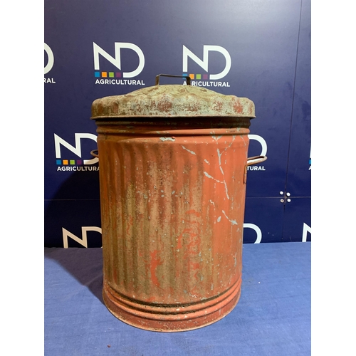 49 - GALVANISED BIN