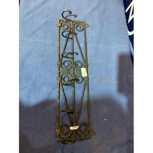 53 - WROUGHT IRON COAT HOOK