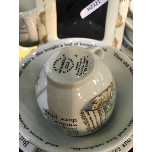 321 - WEDGWOOD PETER RABBIT PORCELAIN