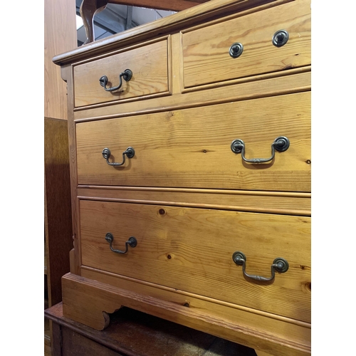 456 - PINE CHEST OF DRAWERS