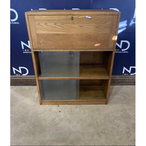 453 - GLASS FRONTED CABINET