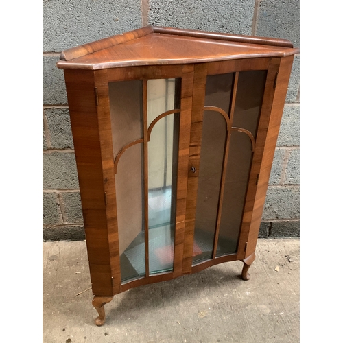 455 - GLASS FRONTED DISPLAY CABINET