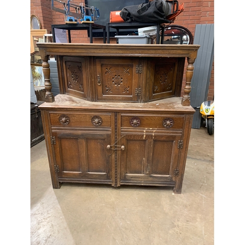 465 - HEAVILY CARVED DRESSER