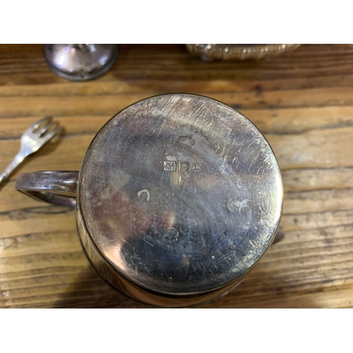 319 - HALLMARKED SILVER ETC