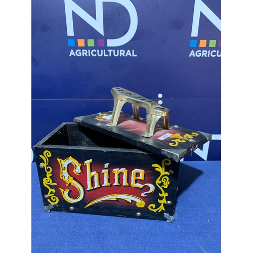 168 - SHOE SHINE BOX