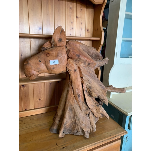 50 - DRIFTWOOD HORSES HEAD