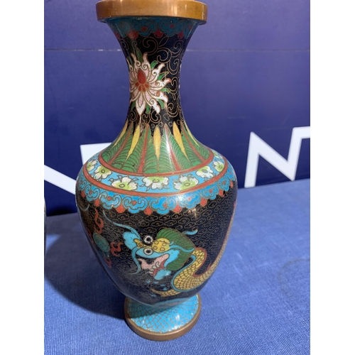 417 - 2 ORIENTAL VASES