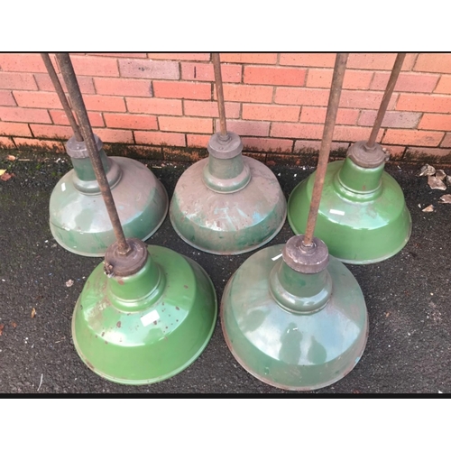 35 - 5 LARGE INDUSTRIAL LIGHTS