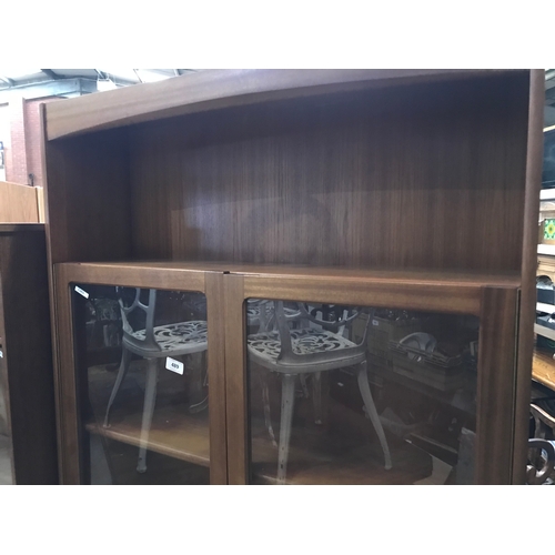 489 - GLASS FRONTED DRESSER