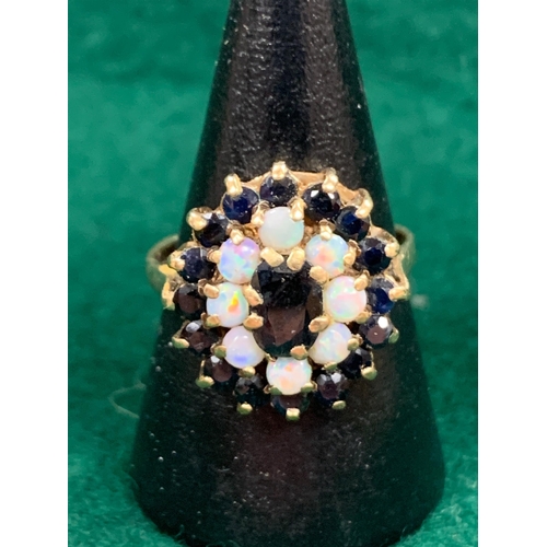 151 - 9CT GOLD JEWELLED RING