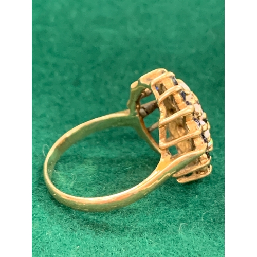 151 - 9CT GOLD JEWELLED RING