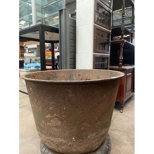 58 - CAST IRON CAULDRON