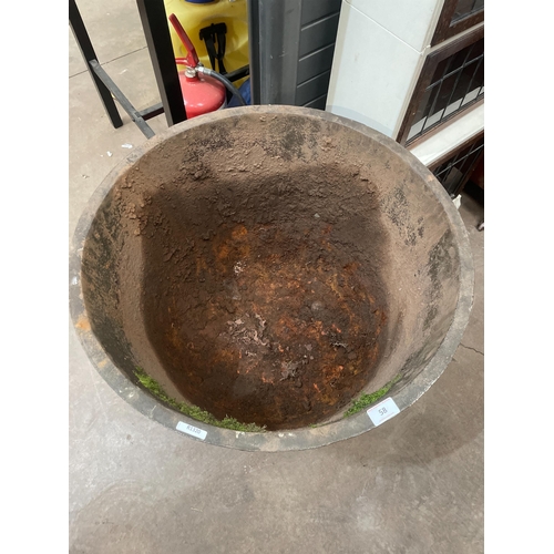 58 - CAST IRON CAULDRON