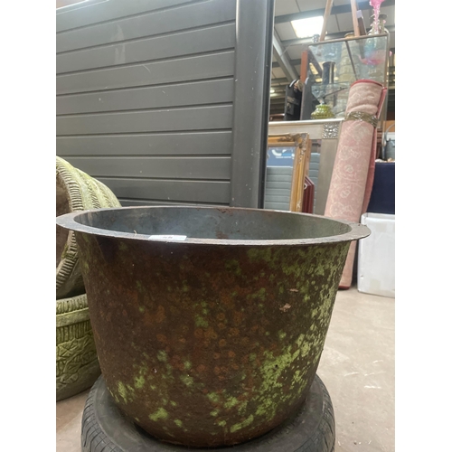 59 - CAST IRON CAULDRON