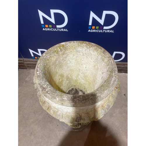 78 - LARGE COMPOSITE STONE URN