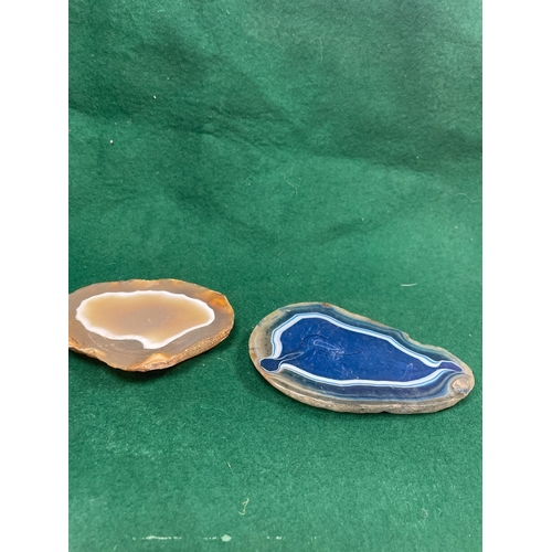 273 - AGATE FOSSIL PAPERWEIGHTS