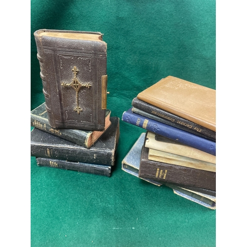 275 - VINTAGE BIBLES & PRAYER BOOKS