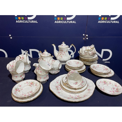 316 - PARAGON VICTORIANA ROSE PORCELAIN