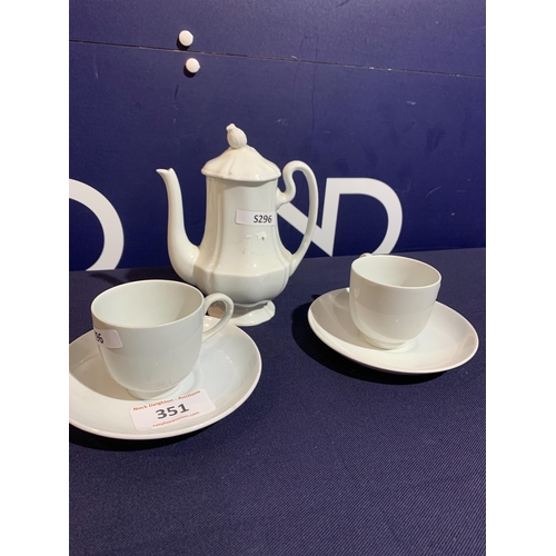 351 - WEDGWOOD CABERET COFFEE SET