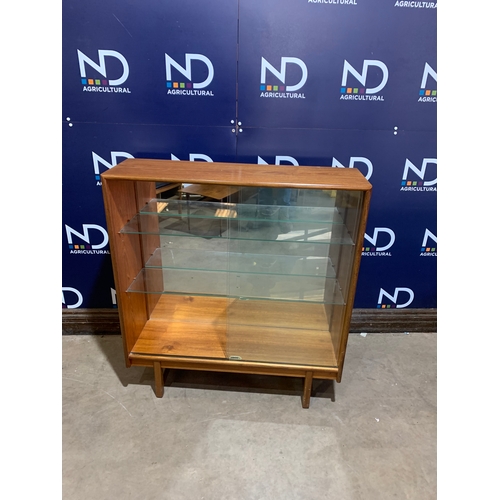 495 - GLASS FRONTED DISPLAY CABINET