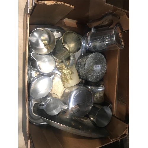 1047 - PEWTER WARE ETC