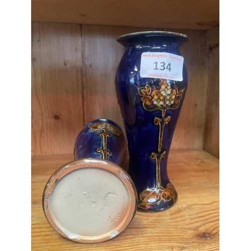 134 - DOULTON LAMBERTH VASES