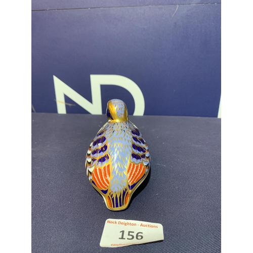 156 - ROYAL CROWN DERBY PARTRIDGE