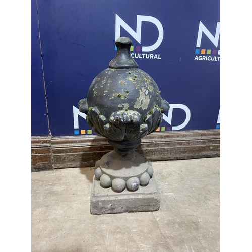 28 - COMPOSITE STONE FINIAL