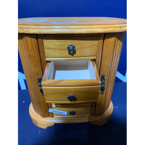 346 - JEWELLERY CABINET