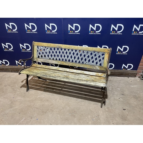 39 - CAST GARDEN BENCH