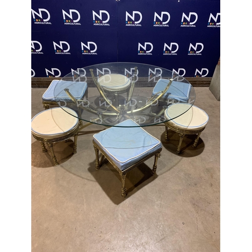 445 - CONTINENTAL BRASS BANQUET TABLE