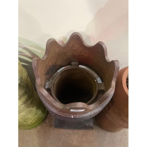 59 - TERRACOTTA CHIMNEY POT