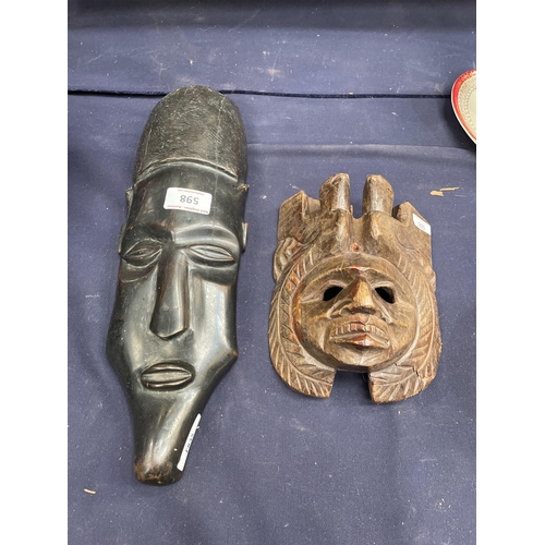 598 - TRIBAL MASKS