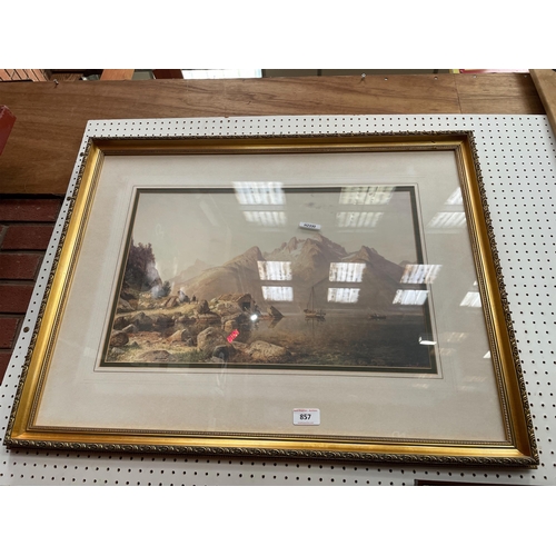 857 - PICTURE IN GILT FRAME