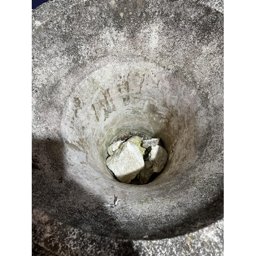 86 - LARGE COMPOSITE STONE URN A/F