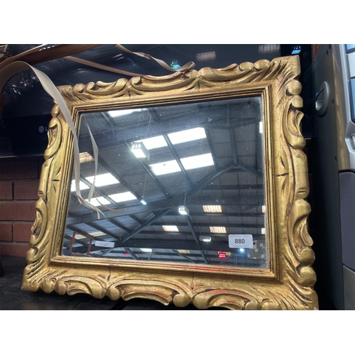 880 - GILT MIRROR