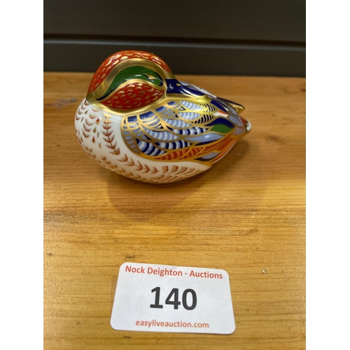 140 - ROYAL CROWN DERBY DUCK