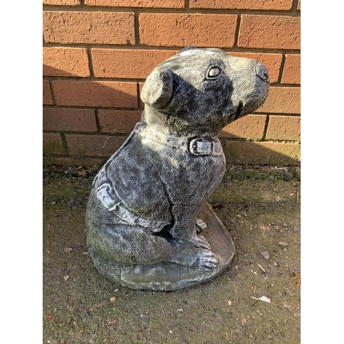 42 - COMPOSITE STONE DOG