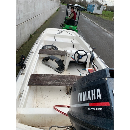 1A - 13FT DORY BOAT NO ENGINE