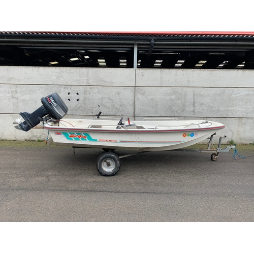 1A - 13FT DORY BOAT NO ENGINE