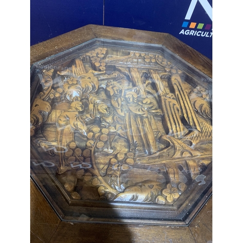 200 - HEAVILY CARVED ORIENTAL  DRINKS CABINET