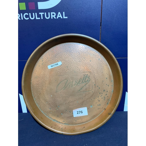 276 - ANSELLS COPPER TRAY