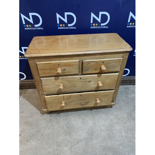 343 - PINE CHEST OF DRAWERS