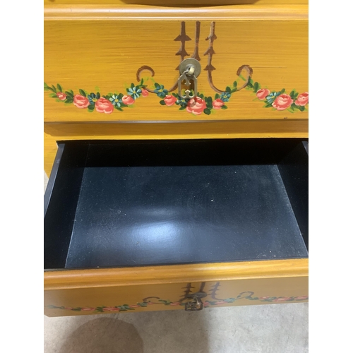 391 - PAINTED BEDSIDE TABLES