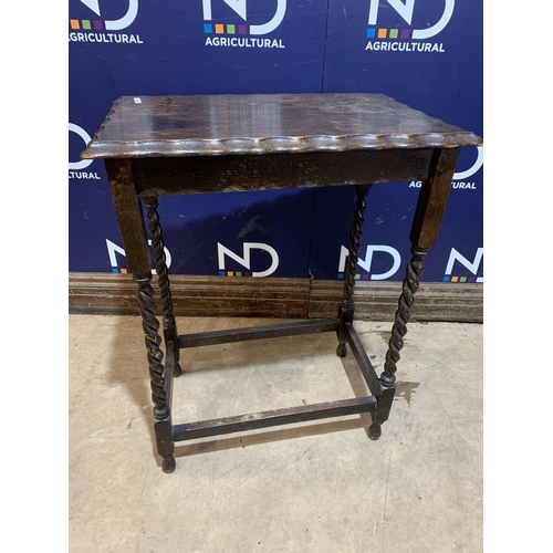 744 - BARLEY TWIST LEG TABLE