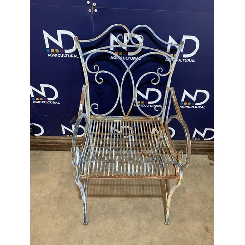 790 - WROUGHT IRON CHAIR