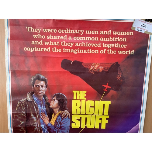 102 - THE RIGHT STUFF POSTER